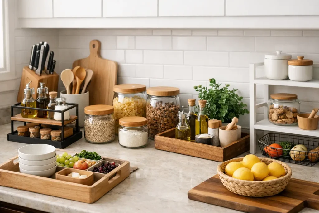 15 Kitchen Counter Organization Ideas