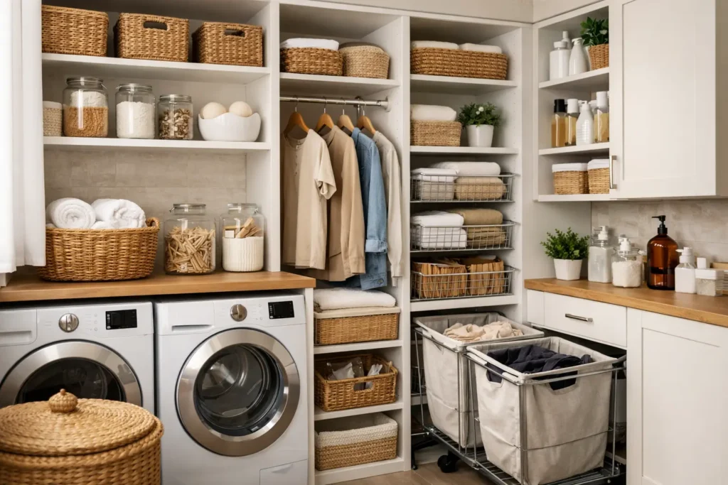 15 Laundry Room Storage Ideas That Actually Work in Real Homes