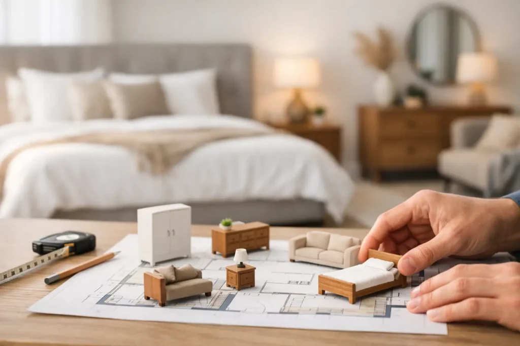 How to Arrange Bedroom Furniture Right