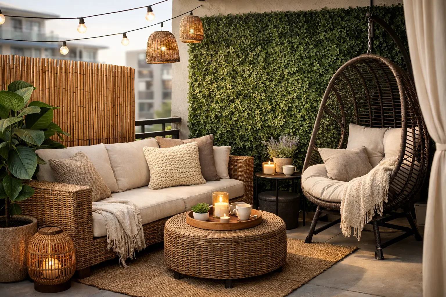 12 Balcony Privacy Screen Ideas That Feel Cozy