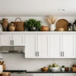 How to Decorate Above Kitchen Cabinets