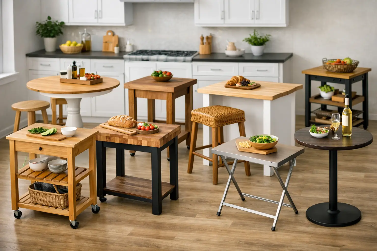 9 Best Small Kitchen Island Alternatives