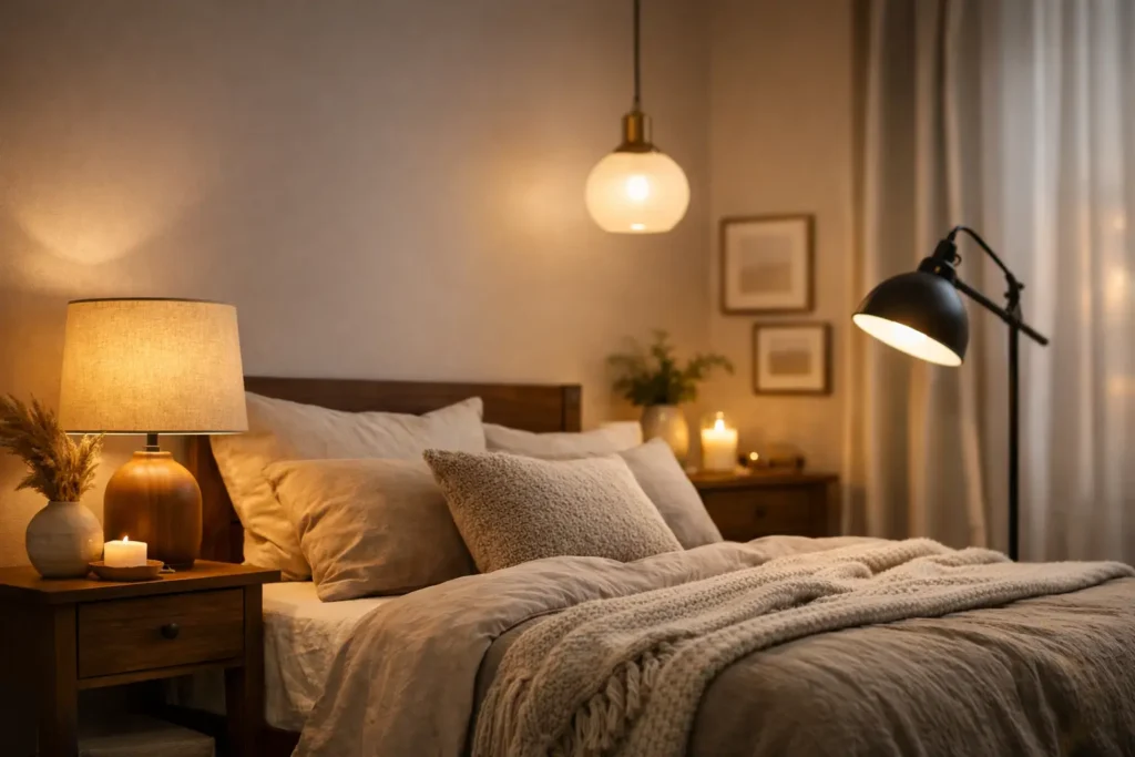 A Cozy Guide to Layered Bedroom Lighting