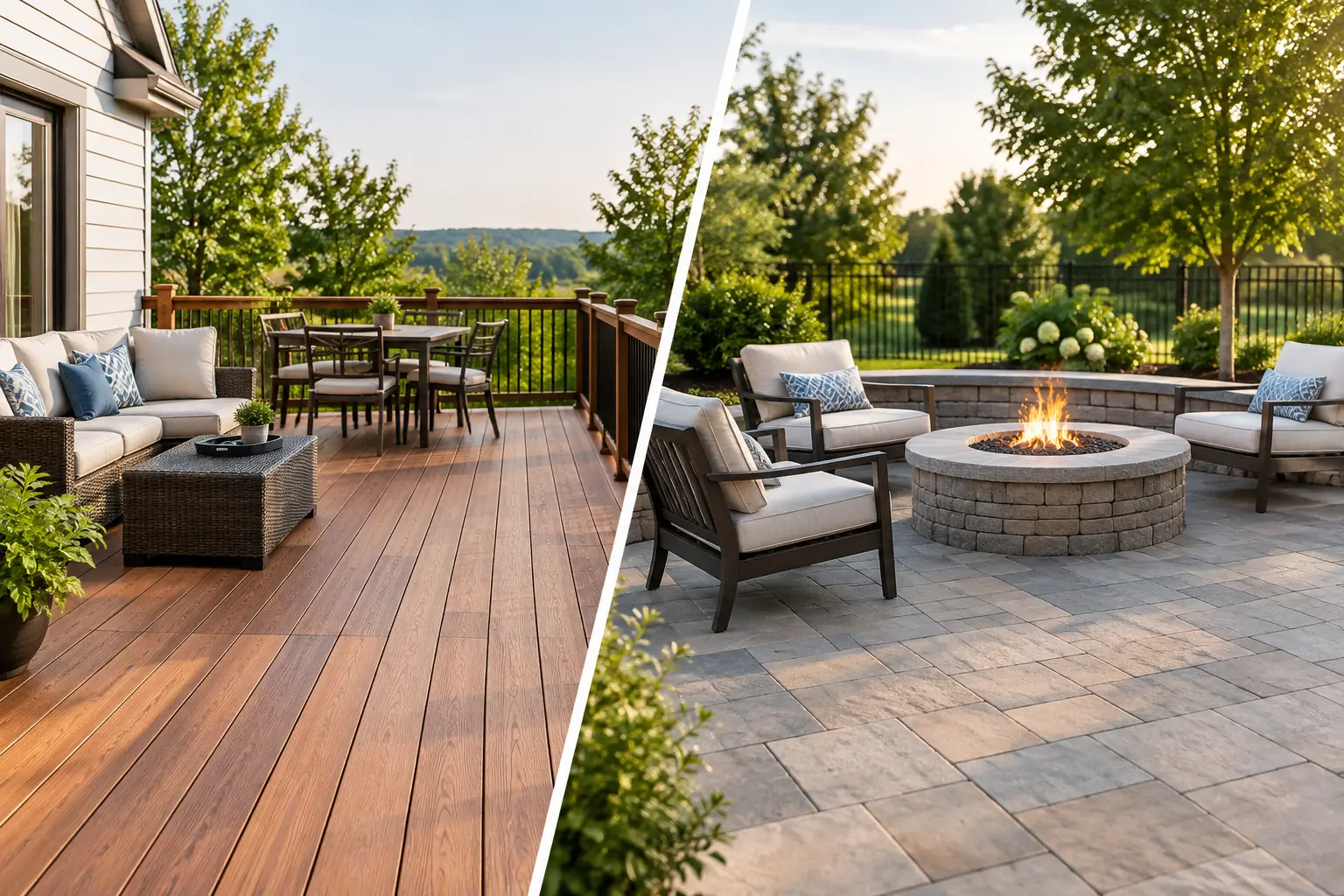 Deck Versus Patio Materials: What Fits Your Yard?